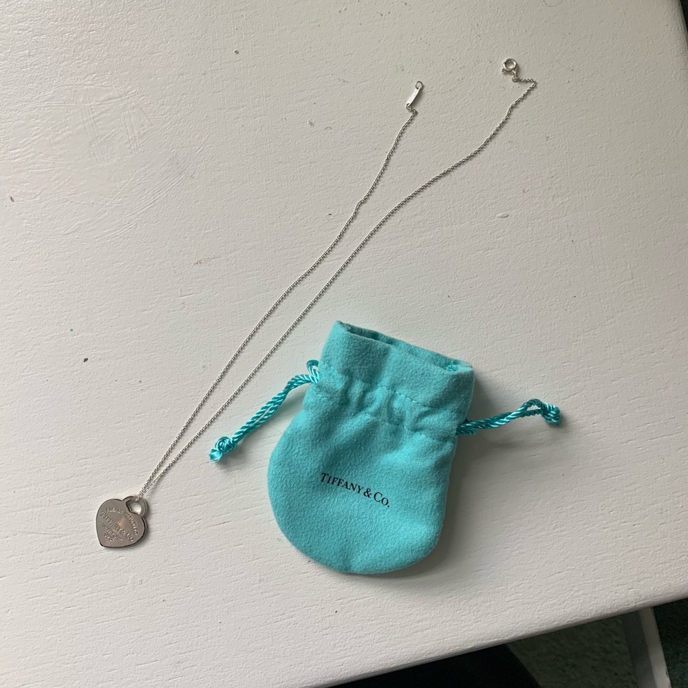 Tiffany Large Heart Tag Pendant